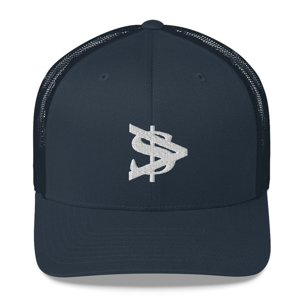 Alota Note$ 'Greater Than Money' White Icon Trucker Hat