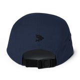 Alota Note$ Black 'AN' Lettermark Five Panel Hat