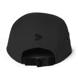 Alota Note$ Black 'AN' Lettermark Five Panel Hat