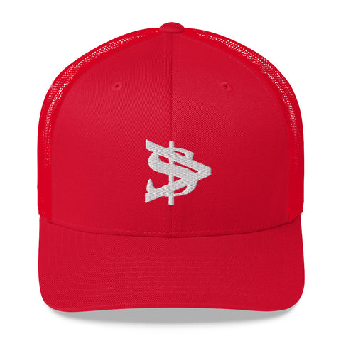 Alota Note$ 'Greater Than Money' White Icon Trucker Hat