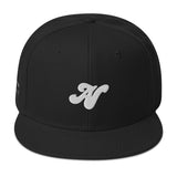 Alota Note$ Silver 'AN' Lettermark Snapback Hat