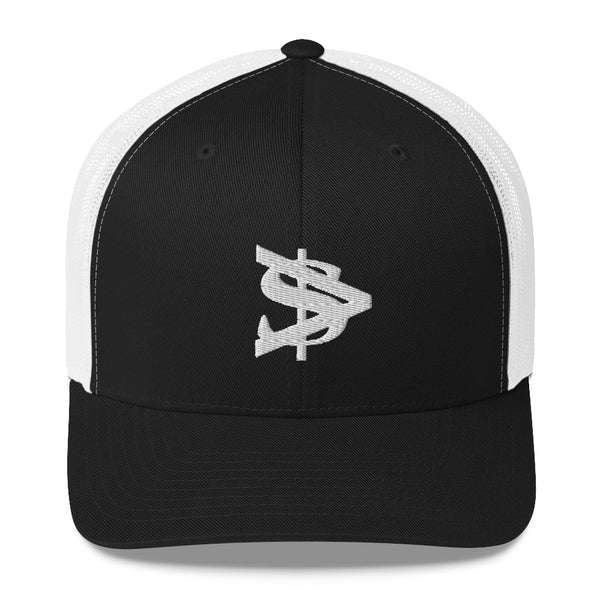 Alota Note$ 'Greater Than Money' White Icon Trucker Hat