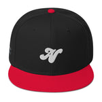 Alota Note$ Silver 'AN' Lettermark Snapback Hat