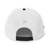 Alota Note$ Silver 'AN' Lettermark Snapback Hat