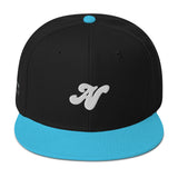 Alota Note$ Silver 'AN' Lettermark Snapback Hat