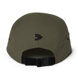 Alota Note$ Black 'AN' Lettermark Five Panel Hat