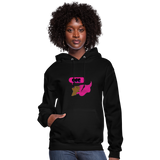 On Fleek Cosmetics Head'N'Wind Women's Hoodie - black