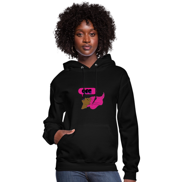 On Fleek Cosmetics Head'N'Wind Women's Hoodie - black