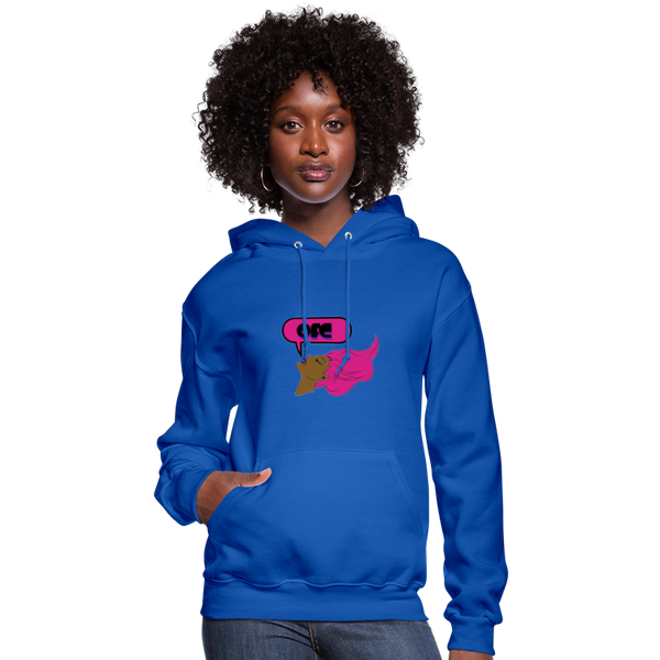 On Fleek Cosmetics Head'N'Wind Women's Hoodie - royal blue