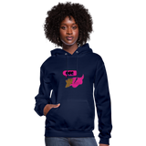 On Fleek Cosmetics Head'N'Wind Women's Hoodie - navy