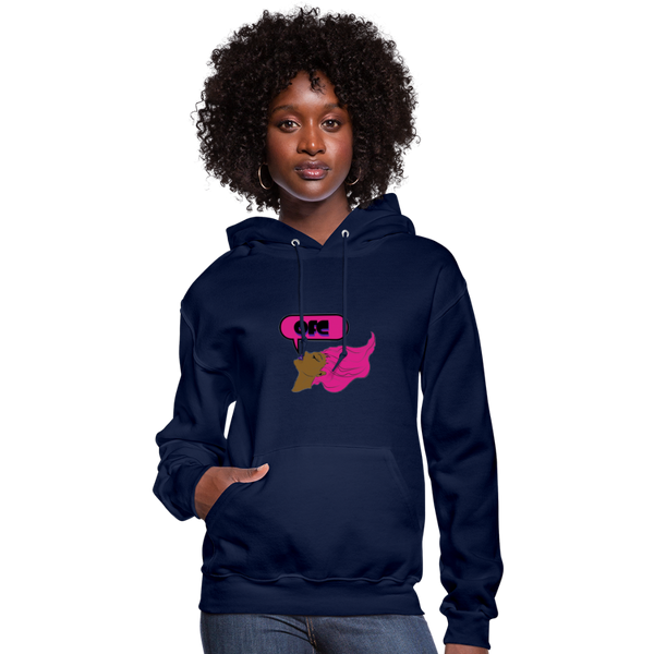 On Fleek Cosmetics Head'N'Wind Women's Hoodie - navy