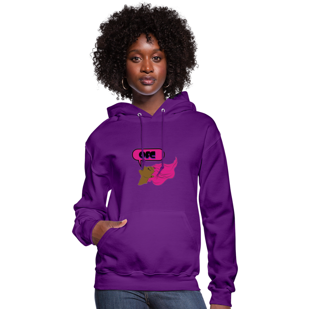 On Fleek Cosmetics Head'N'Wind Women's Hoodie - purple