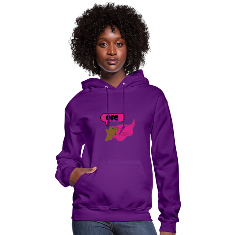 On Fleek Cosmetics Head'N'Wind Women's Hoodie - purple