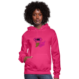 On Fleek Cosmetics Head'N'Wind Women's Hoodie - fuchsia