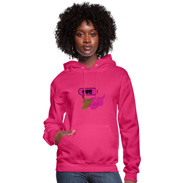 On Fleek Cosmetics Head'N'Wind Women's Hoodie - fuchsia