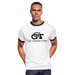 GCT Men's Ringer T-Shirt - white/black