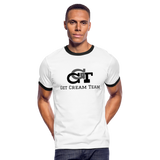 GCT Men's Ringer T-Shirt - white/black