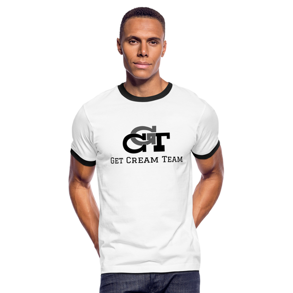 GCT Men's Ringer T-Shirt - white/black