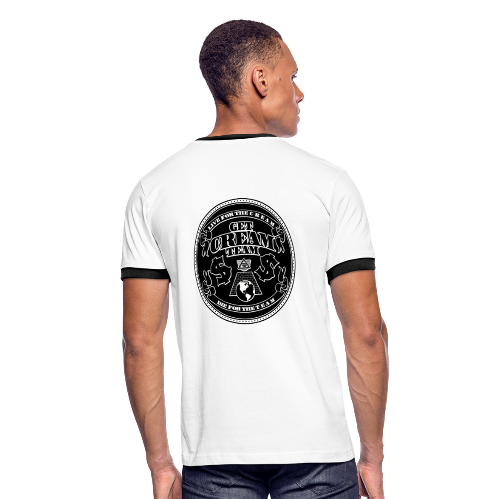 GCT Men's Ringer T-Shirt - white/black