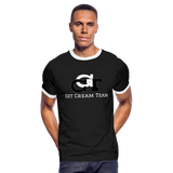 GCT Men's Ringer T-Shirt - black/white