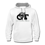 GCT Contrast Hoodie - white/gray