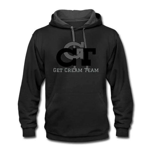 GCT Contrast Hoodie - black/asphalt