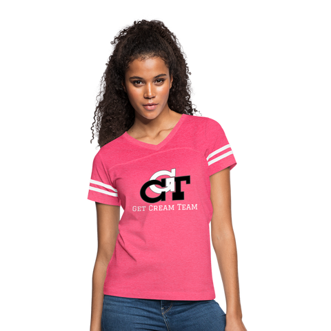 GCT Women’s Vintage Sport T-Shirt - vintage pink/white