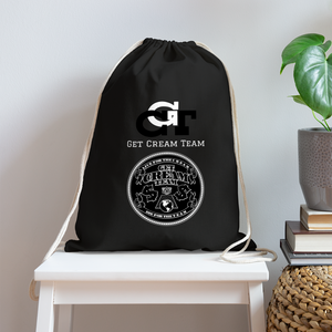 GCT Cotton Drawstring Bag - black