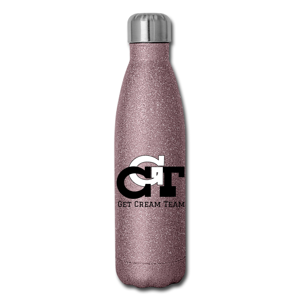 GCT Insulated Stainless Steel Water Bottle - pink glitter