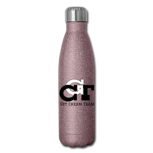 GCT Insulated Stainless Steel Water Bottle - pink glitter