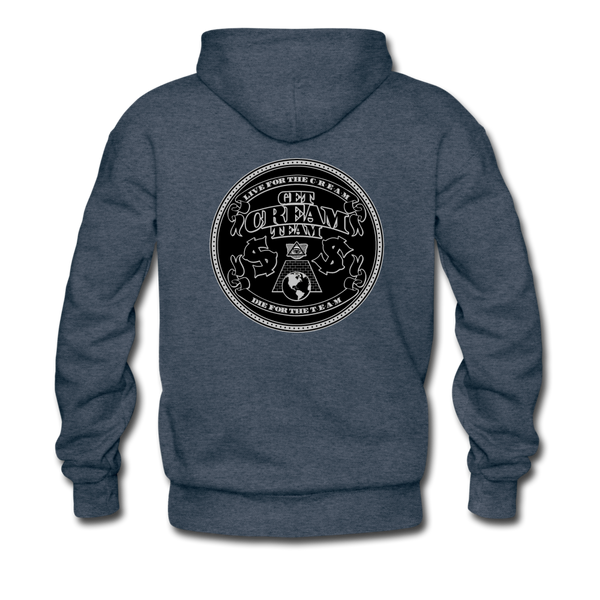 GCT Men’s Premium Hoodie - heather denim