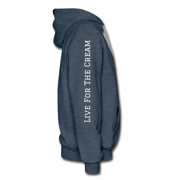 GCT Men’s Premium Hoodie - heather denim