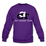 GCT Sleeved Slogan Crewneck Sweatshirt- - purple