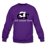 GCT Sleeved Slogan Crewneck Sweatshirt- - purple