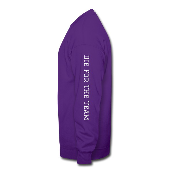 GCT Sleeved Slogan Crewneck Sweatshirt- - purple