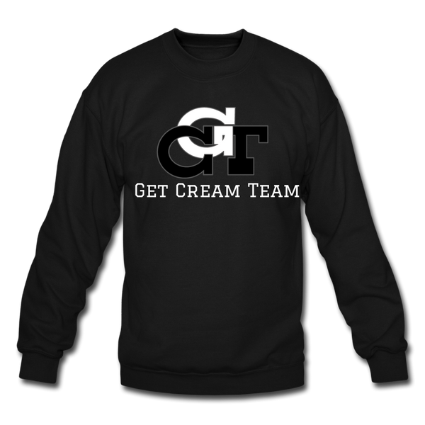 GCT Sleeved Slogan Crewneck Sweatshirt- - black