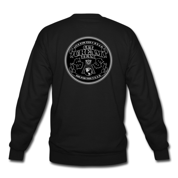 GCT Sleeved Slogan Crewneck Sweatshirt- - black