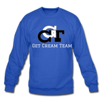 GCT Sleeved Slogan Crewneck Sweatshirt- - royal blue