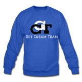 GCT Sleeved Slogan Crewneck Sweatshirt- - royal blue