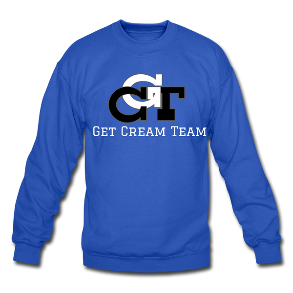 GCT Sleeved Slogan Crewneck Sweatshirt- - royal blue