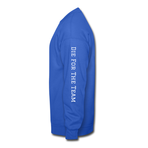 GCT Sleeved Slogan Crewneck Sweatshirt- - royal blue