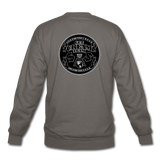 GCT Sleeved Slogan Crewneck Sweatshirt- - asphalt gray