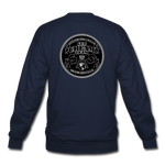 GCT Sleeved Slogan Crewneck Sweatshirt- - navy