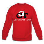 GCT Sleeved Slogan Crewneck Sweatshirt- - red