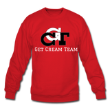 GCT Sleeved Slogan Crewneck Sweatshirt- - red