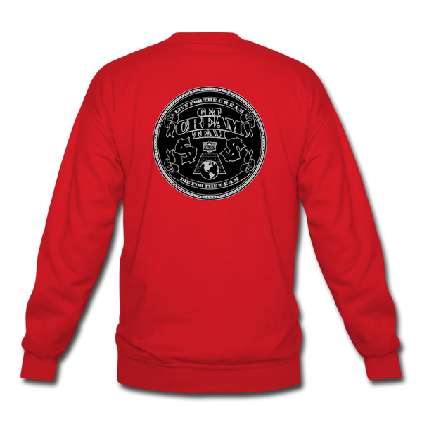 GCT Sleeved Slogan Crewneck Sweatshirt- - red