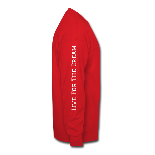 GCT Sleeved Slogan Crewneck Sweatshirt- - red