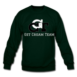 GCT Sleeved Slogan Crewneck Sweatshirt- - forest green