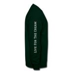 GCT Sleeved Slogan Crewneck Sweatshirt- - forest green