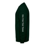 GCT Sleeved Slogan Crewneck Sweatshirt- - forest green